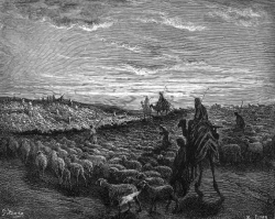 Art: Abraham journeying into the land of Canaan