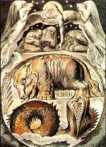 Art: Behemoth and Leviathan, by William Blake