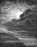 Art: The Creation of Light, engraving by Gustave Doré (1832–1883)